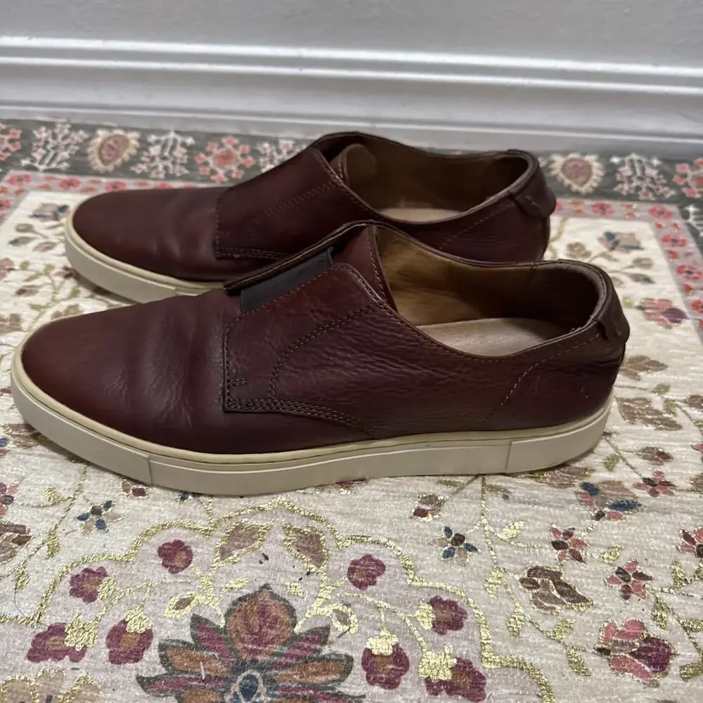 Frye Shoes Men Size‎ 10 Brown Casual Sneaker Leather Style 7200043